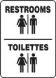 RESTROOMS (BILINGUAL FRENCH)