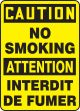 CAUTION-NO SMOKING (BILINGUAL FRENCH)
