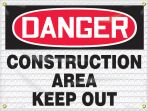 Plant & Facility, Legend: DANGER CONSTRUCTION AREA KEEP OUT