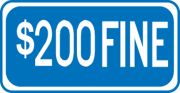 $200 FINE