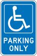 PARKING ONLY (W/GRAPHIC)