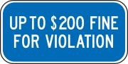 (MINNESOTA) UP TO $200 FINE FOR VIOLATION