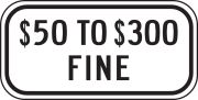(MISSOURI) $50 TO $300 FINE