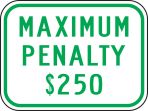 (N. CAROLINA) MAXIMUM PENALTY $250