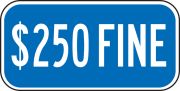 $250 FINE
