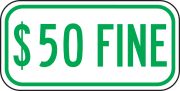 $50 FINE (GREEN)