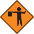 Flagger Sign (Roll-Up)