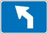 45° ADVANCE TURN ARROW