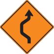 (ONE LANE DOUBLE REVERSE CURVE)