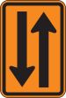 (TWO WAY TRAFFIC PLAQUE)