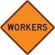 Traffic Sign, Legend: WORKERS