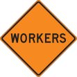 Traffic Sign, Legend: WORKERS