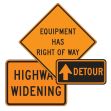 Custom Rigid Construction Signs