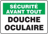 SÉCURITÉ AVANT TOUT DOUCHE OCULAIRE (FRENCH)