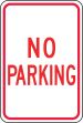 NO PARKING