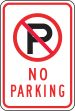 (NO PARKING SYMBOL) NO PARKING