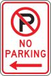 (NO PARKING SYMBOL) NO PARKING <-----