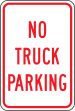 NO TRUCK PARKING