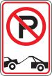 NO PARKING AND TOW-AWAY SYMBOL