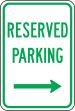 RESERVED PARKING --->