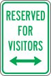 RESERVED FOR VISITORS <--->