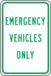 EMERGENCY VEHICLES ONLY