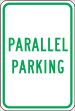 Traffic Sign, Legend: PARALLEL PARKING