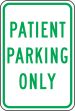 PATIENT PARKING ONLY