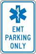 EMT PARKING ONLY