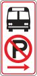 (BUS STOP NO PARKING SYMBOLS)