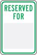 RESERVED FOR 