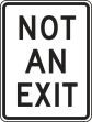 NOT AN EXIT