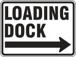 LOADING DOCK, RIGHT ARROW