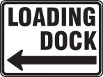 LOADING DOCK, LEFT ARROW