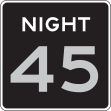 Traffic Sign, Legend: NIGHT XX