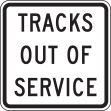 TRACKS OUT OF SERVICE