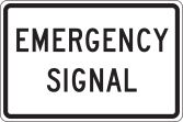 EMERGENCY SIGNAL