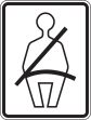 (BUCKLE SEAT BELT PICTORIAL)