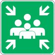 MUSTER POINT SYMBOL w/ PEOPLE