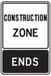 CONSTRUCTION ZONE ENDS