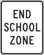 END SCHOOL ZONE
