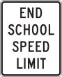 END SCHOOL SPEED LIMIT