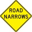 ROAD NARROWS