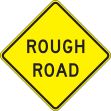 Traffic Sign, Legend: ROUGH ROAD