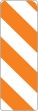 DELINEATOR (ORANGE/WHITE) - UP LEFT
