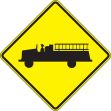(EMERGENCY VEHICLE CROSSING PICTORIAL)