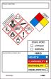 3.5" x 2.25" GHS Secondary Container Label, Roll of 250