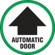 Double-Sided Door Stickers: Automatic Door