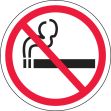 Double-Sided Door Labels: No Smoking