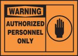 AUTHORIZED PERSONNEL ONLY (W/GRAPHIC)